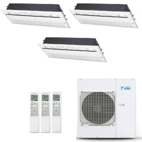 Ar-Condicionado Multi Split Inverter Daikin 38.000 (3x Evap Cassete 1 Via 18.000) Quente/Frio 220V