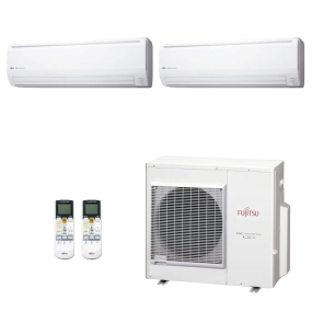 Ar-Condicionado Multi Split Inverter Fujitsu 35.000 (1x Evap HW 18.000 + 1x Evap HW 24.000) Quente/Frio 220V