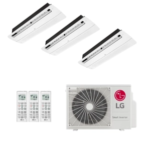 Ar-Condicionado Multi Split Inverter LG 21.000 (2x Evap Cassete 1 Via 9.000 + 1x Evap Cassete 1 Via 12.000) Quente/Frio 220V