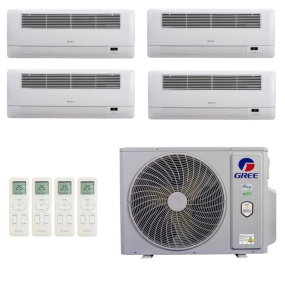 Ar-Condicionado Multi Split Inverter R-32 Gree 36.000 (2x Evap Cassete 1 Via 9.000 + 2x Evap Cassete 1 Via 18.000) Quente/Frio 220V