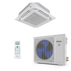 Ar-Condicionado Split Cassete 4 Vias Inverter Philco PAC24000ICFM9 24.000 BTUs Frio 220V Bifásico