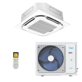 Ar-Condicionado Split Cassete 4 Vias Inverter Plus R-32 Elgin 48.000 BTUs Só Frio 220V Monofásico