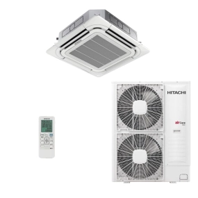 Ar-Condicionado Split Cassete Inverter 4 Vias Hitachi AirCore 600 46.000 BTUs Quente/Frio 220V Monofásico